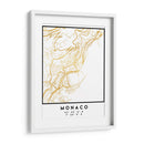 Monaco, 1 Mapas 57 - Emiliano Deificus | Cuadro decorativo de Canvas Lab