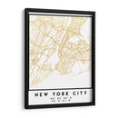 New York City, 1 Mapas 56 - Emiliano Deificus | Cuadro decorativo de Canvas Lab