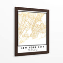 New York City, 1 Mapas 56 - Emiliano Deificus | Cuadro decorativo de Canvas Lab