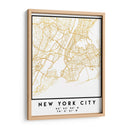 New York City, 1 Mapas 56 - Emiliano Deificus | Cuadro decorativo de Canvas Lab