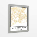 New York City, 1 Mapas 56 - Emiliano Deificus | Cuadro decorativo de Canvas Lab