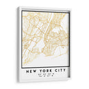 New York City, 1 Mapas 56 - Emiliano Deificus | Cuadro decorativo de Canvas Lab