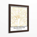 Washington, 1 Mapas 55 - Emiliano Deificus | Cuadro decorativo de Canvas Lab
