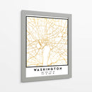 Washington, 1 Mapas 55 - Emiliano Deificus | Cuadro decorativo de Canvas Lab