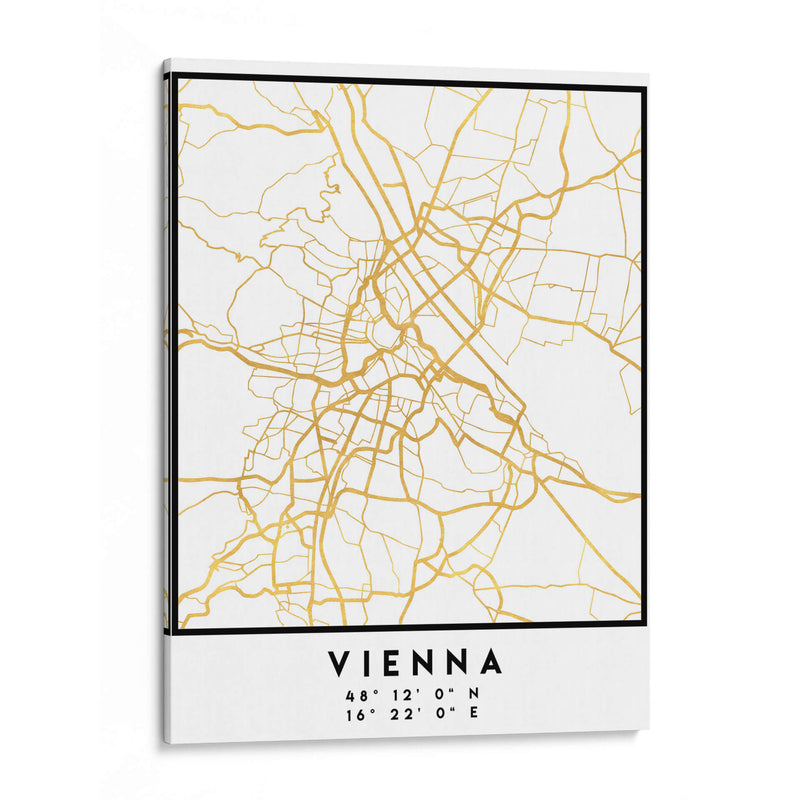 Vienna, 1 Mapas 54 - Emiliano Deificus | Cuadro decorativo de Canvas Lab