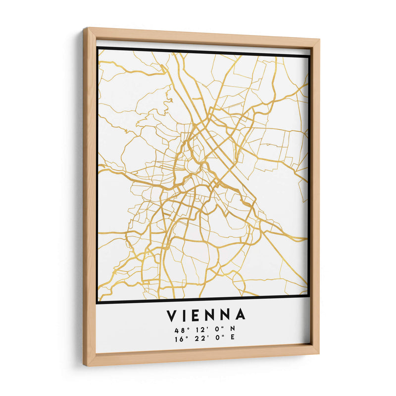 Vienna, 1 Mapas 54 - Emiliano Deificus | Cuadro decorativo de Canvas Lab