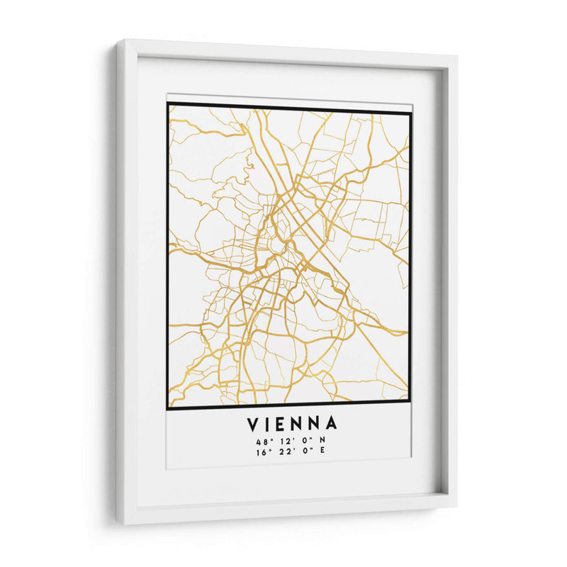 Vienna, 1 Mapas 54 - Emiliano Deificus | Cuadro decorativo de Canvas Lab
