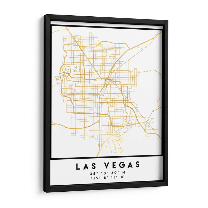Las Vegas, 1 Mapas 53 - Emiliano Deificus | Cuadro decorativo de Canvas Lab