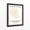 Las Vegas, 1 Mapas 53 - Emiliano Deificus | Cuadro decorativo de Canvas Lab