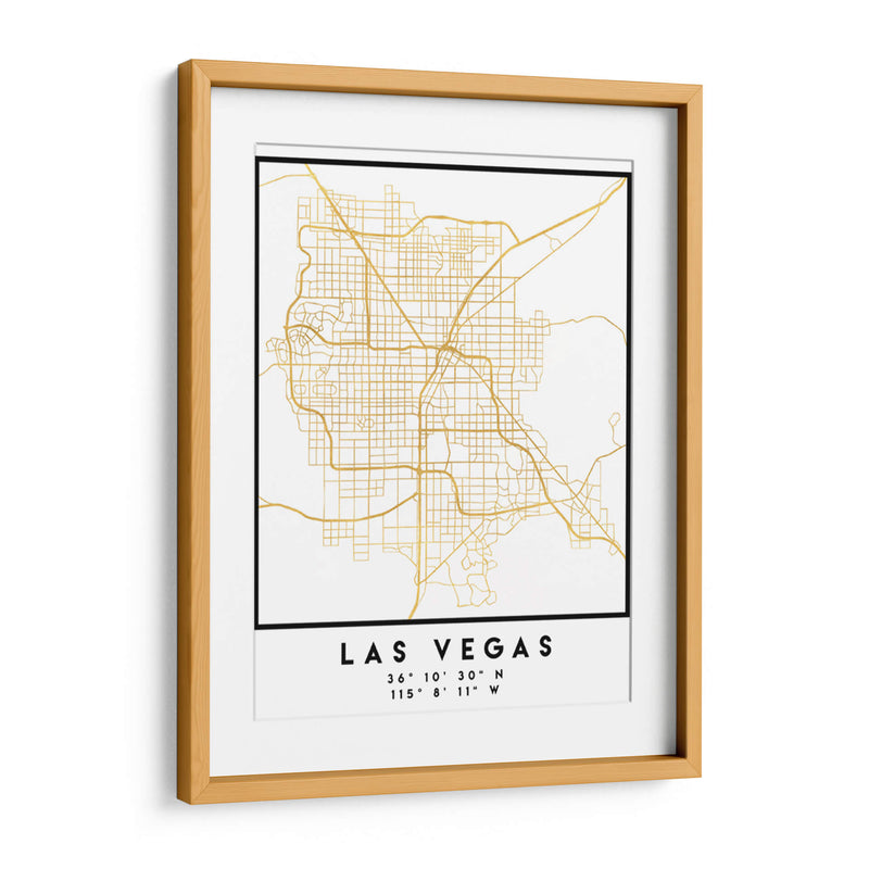 Las Vegas, 1 Mapas 53 - Emiliano Deificus | Cuadro decorativo de Canvas Lab