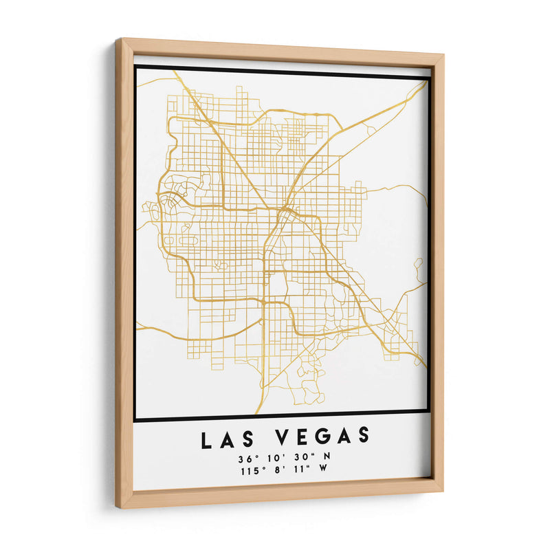 Las Vegas, 1 Mapas 53 - Emiliano Deificus | Cuadro decorativo de Canvas Lab
