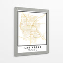 Las Vegas, 1 Mapas 53 - Emiliano Deificus | Cuadro decorativo de Canvas Lab
