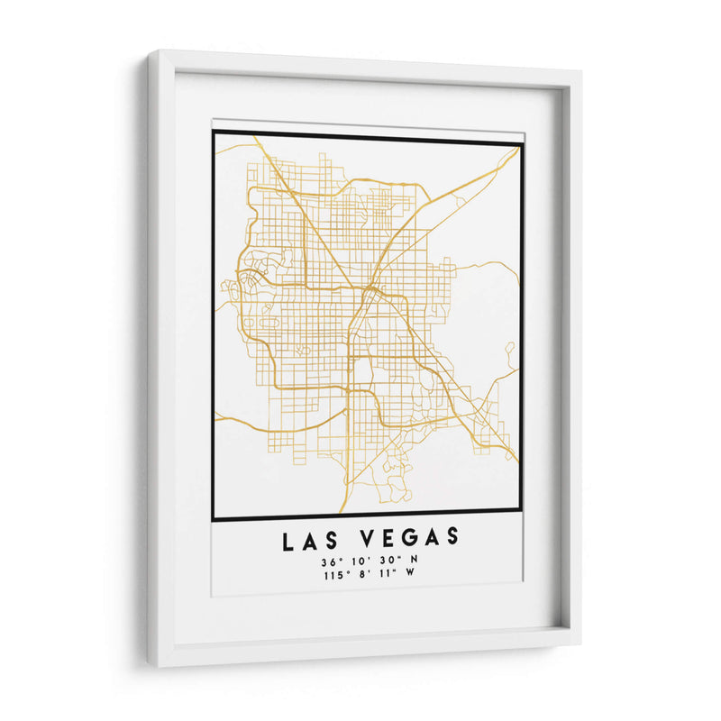 Las Vegas, 1 Mapas 53 - Emiliano Deificus | Cuadro decorativo de Canvas Lab