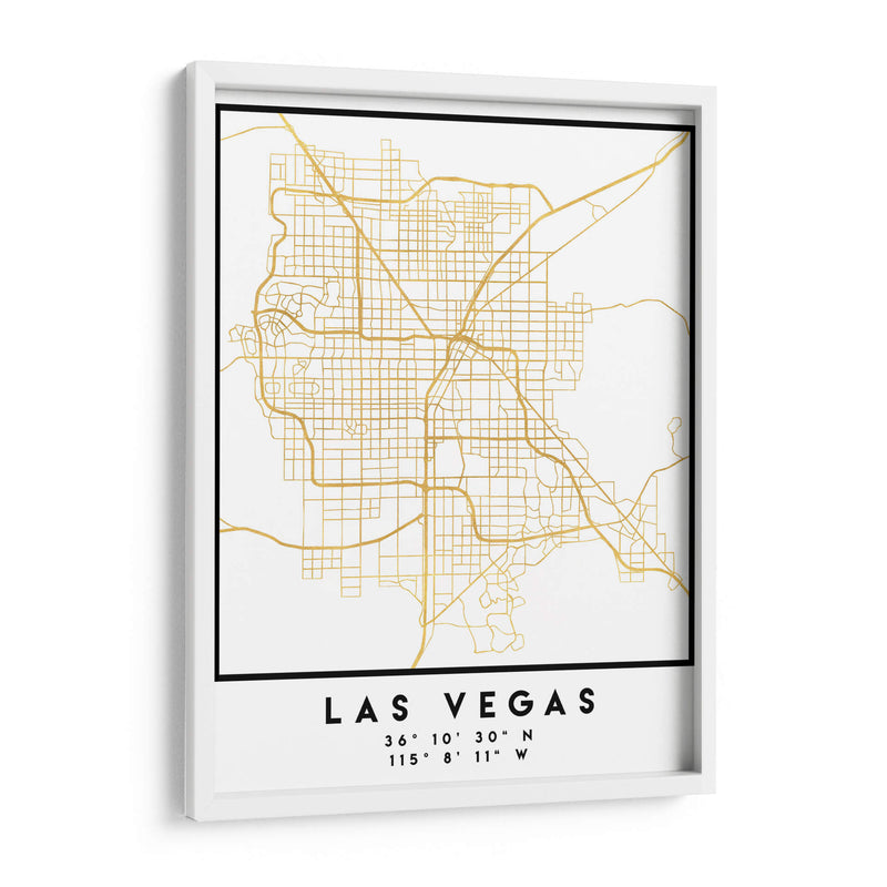 Las Vegas, 1 Mapas 53 - Emiliano Deificus | Cuadro decorativo de Canvas Lab