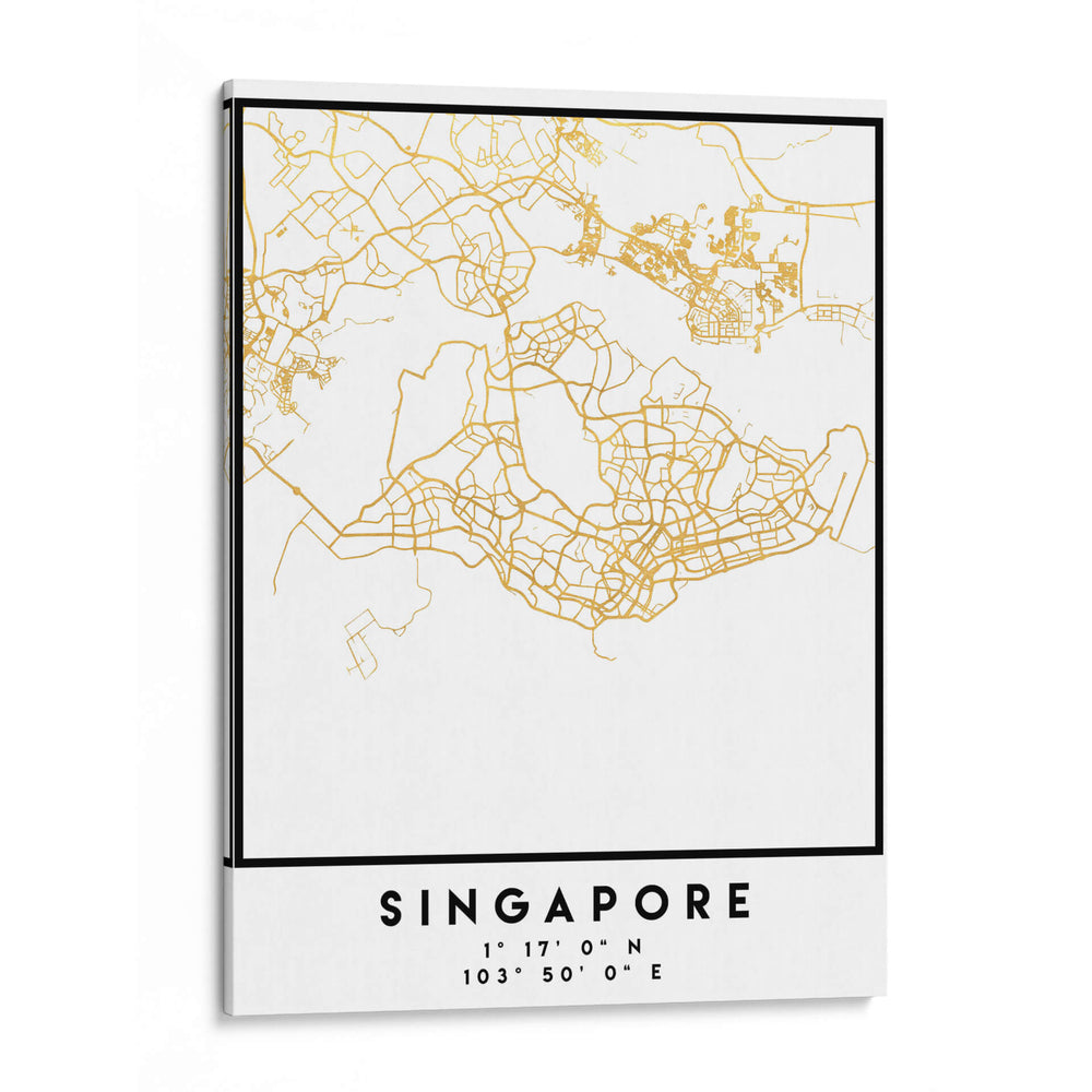 Singapore, 1 Mapas 51 - Emiliano Deificus | Cuadro decorativo de Canvas Lab