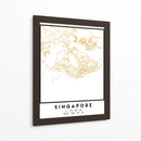 Singapore, 1 Mapas 51 - Emiliano Deificus | Cuadro decorativo de Canvas Lab