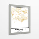 Singapore, 1 Mapas 51 - Emiliano Deificus | Cuadro decorativo de Canvas Lab