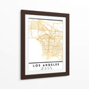 Los Angeles, 1 Mapas 52 - Emiliano Deificus | Cuadro decorativo de Canvas Lab