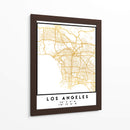 Los Angeles, 1 Mapas 52 - Emiliano Deificus | Cuadro decorativo de Canvas Lab