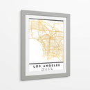 Los Angeles, 1 Mapas 52 - Emiliano Deificus | Cuadro decorativo de Canvas Lab