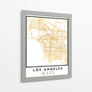 Los Angeles, 1 Mapas 52 - Emiliano Deificus | Cuadro decorativo de Canvas Lab