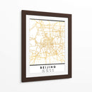 Beijing, 1 mapas 50 - Emiliano Deificus | Cuadro decorativo de Canvas Lab