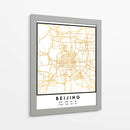 Beijing, 1 mapas 50 - Emiliano Deificus | Cuadro decorativo de Canvas Lab