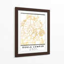 Kuala Lumpur, 1 Mapas 49 - Emiliano Deificus | Cuadro decorativo de Canvas Lab