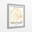 Kuala Lumpur, 1 Mapas 49 - Emiliano Deificus | Cuadro decorativo de Canvas Lab