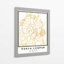 Kuala Lumpur, 1 Mapas 49 - Emiliano Deificus | Cuadro decorativo de Canvas Lab