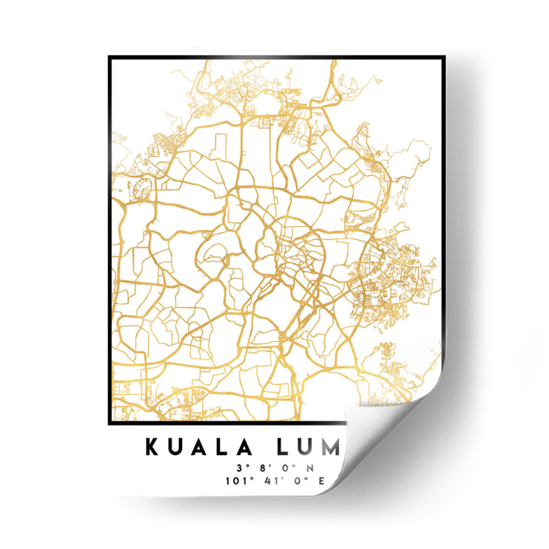 Kuala Lumpur, 1 Mapas 49 - Emiliano Deificus | Cuadro decorativo de Canvas Lab