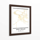 Abu Dhabi, 1 Mapas 48 - Emiliano Deificus | Cuadro decorativo de Canvas Lab
