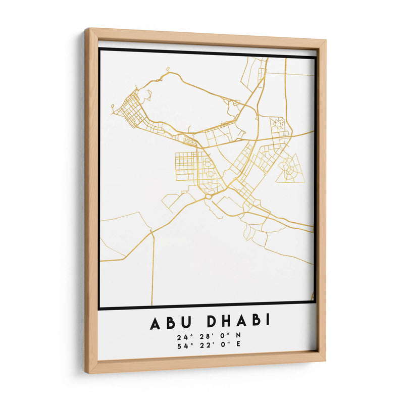Abu Dhabi, 1 Mapas 48 - Emiliano Deificus | Cuadro decorativo de Canvas Lab