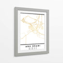 Abu Dhabi, 1 Mapas 48 - Emiliano Deificus | Cuadro decorativo de Canvas Lab