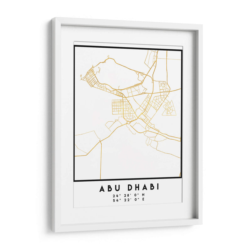 Abu Dhabi, 1 Mapas 48 - Emiliano Deificus | Cuadro decorativo de Canvas Lab