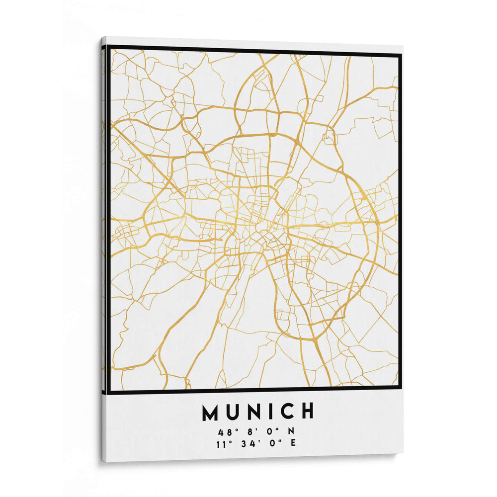 Munich, 1 Mapas 47 - Emiliano Deificus | Cuadro decorativo de Canvas Lab