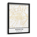 Munich, 1 Mapas 47 - Emiliano Deificus | Cuadro decorativo de Canvas Lab