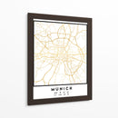 Munich, 1 Mapas 47 - Emiliano Deificus | Cuadro decorativo de Canvas Lab