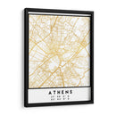 Atenas, 1 Mapas 45 - Emiliano Deificus | Cuadro decorativo de Canvas Lab