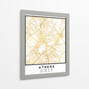 Atenas, 1 Mapas 45 - Emiliano Deificus | Cuadro decorativo de Canvas Lab