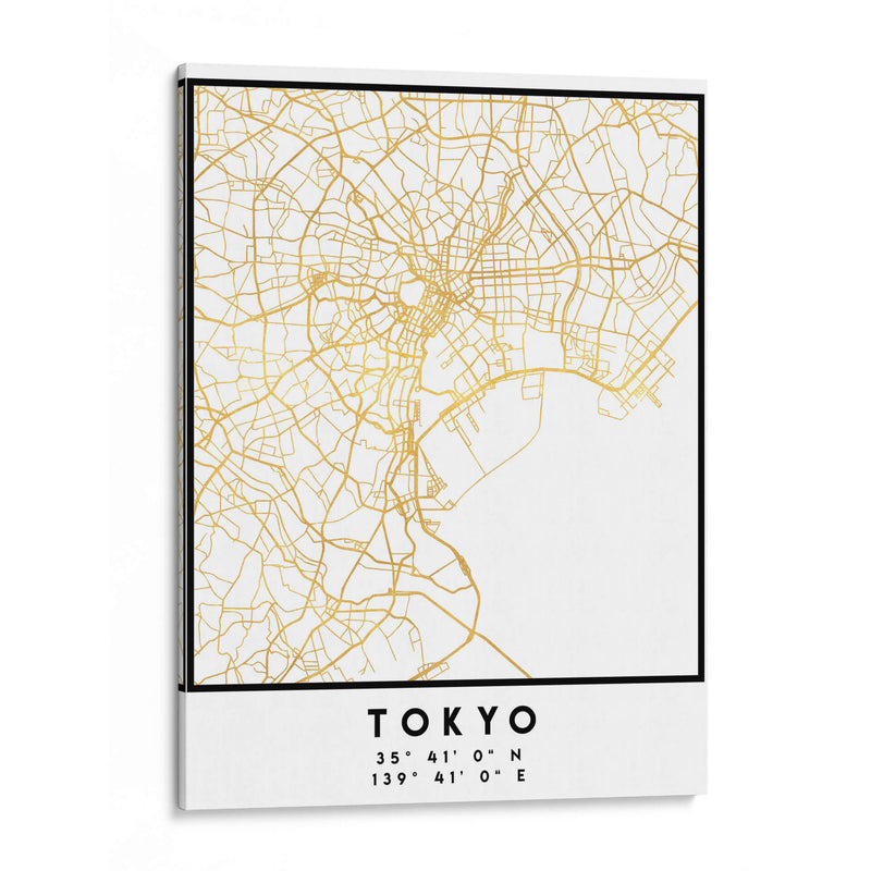 Tokio, 1 Mapas 44 - Emiliano Deificus | Cuadro decorativo de Canvas Lab