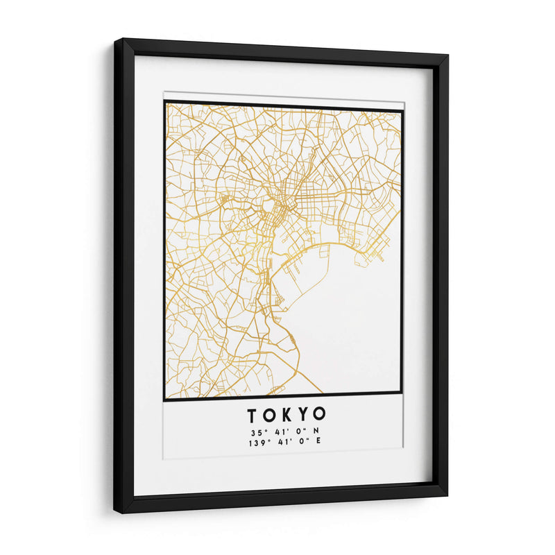 Tokio, 1 Mapas 44 - Emiliano Deificus | Cuadro decorativo de Canvas Lab