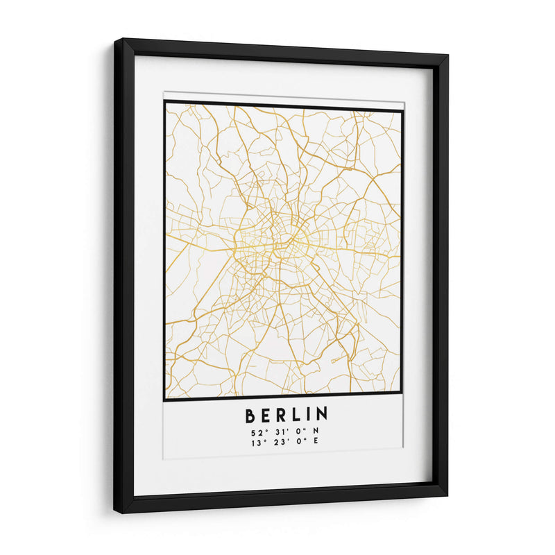 Berlin, 1 Mapas 43 - Emiliano Deificus | Cuadro decorativo de Canvas Lab
