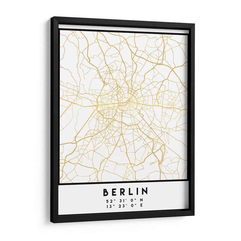 Berlin, 1 Mapas 43 - Emiliano Deificus | Cuadro decorativo de Canvas Lab