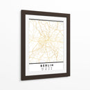 Berlin, 1 Mapas 43 - Emiliano Deificus | Cuadro decorativo de Canvas Lab