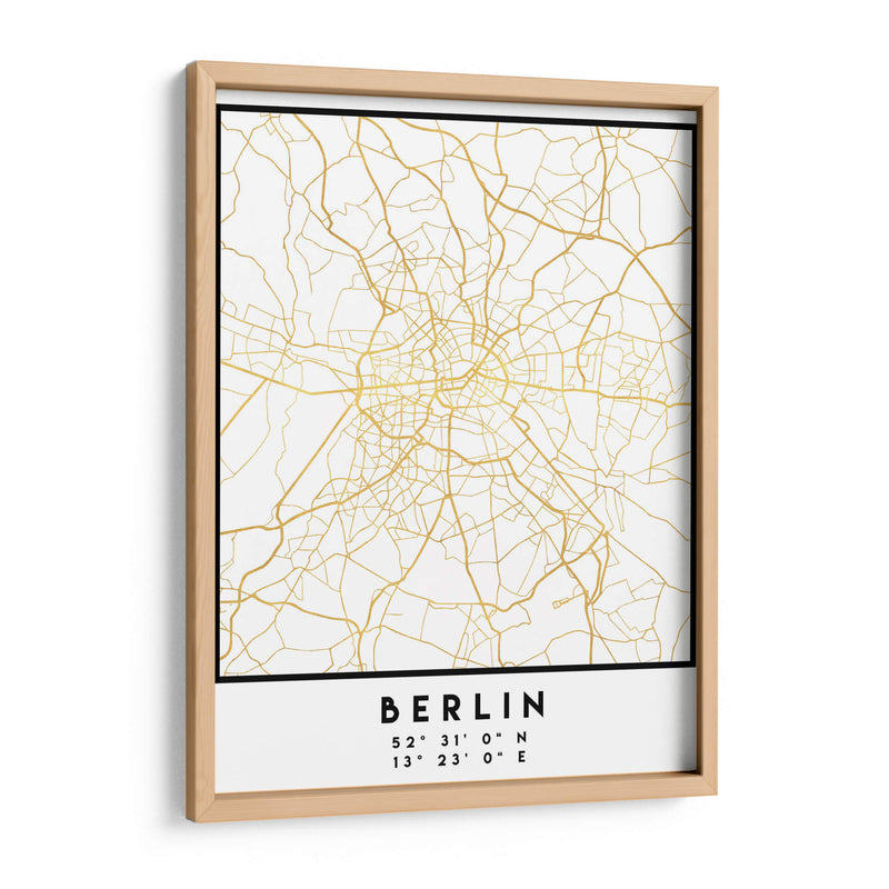 Berlin, 1 Mapas 43 - Emiliano Deificus | Cuadro decorativo de Canvas Lab