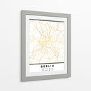 Berlin, 1 Mapas 43 - Emiliano Deificus | Cuadro decorativo de Canvas Lab