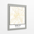 Berlin, 1 Mapas 43 - Emiliano Deificus | Cuadro decorativo de Canvas Lab