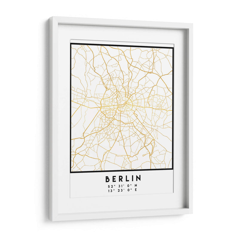 Berlin, 1 Mapas 43 - Emiliano Deificus | Cuadro decorativo de Canvas Lab