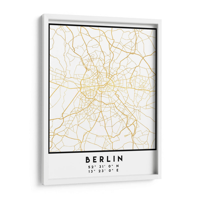 Berlin, 1 Mapas 43 - Emiliano Deificus | Cuadro decorativo de Canvas Lab